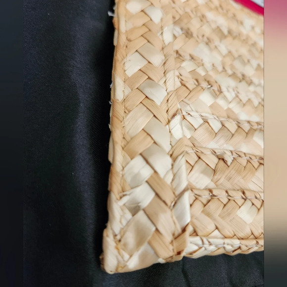 Miu Miu Novelty Straw Logo Pouch - Picture 5 of 14